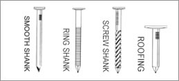 Roofing Shank Coil Nail, Screw Shank Coil Nail, Ring Coil Nail, Smooth Coil Nail